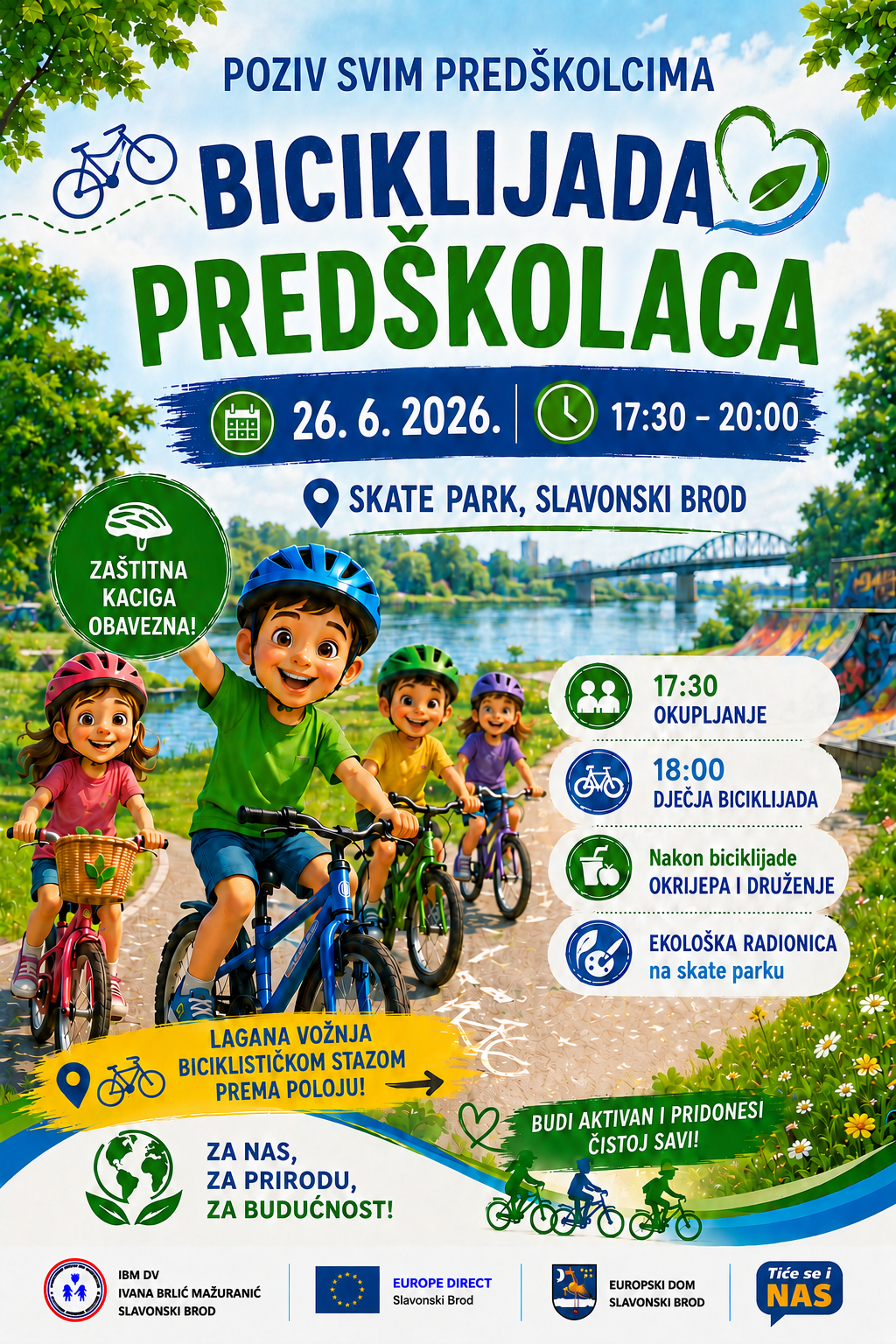 Biciklijada predškolaca – poziv svim predškolcima!