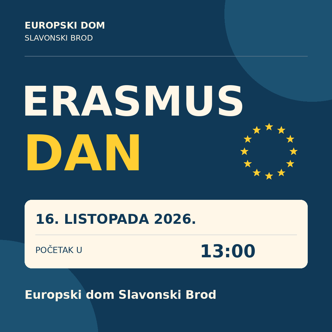 Erasmus dan u Europskom domu Slavonski Brod